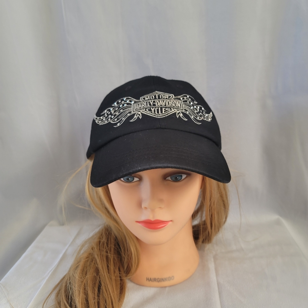 Harley Davidson women’s hat all black